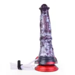 9.7 IN Squirting Fantasy Horse Dildo Silicone Large Animal Cock - Image 5