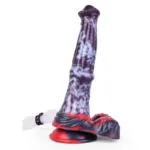 9.7 IN Squirting Fantasy Horse Dildo Silicone Large Animal Cock - Image 4