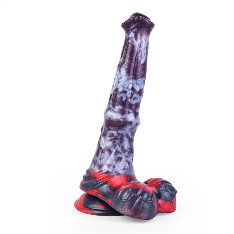 9.7 IN Squirting Fantasy Horse Dildo Silicone Large Animal Cock (38) 9.7 IN Squirting Fantasy Horse Dildo Silicone Large Animal Cock - Image 6