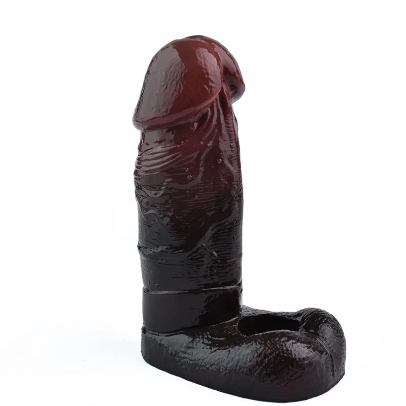 ABC_003 5 IN Black Men Penis Extender Soft Cock Sleeve - Image 2