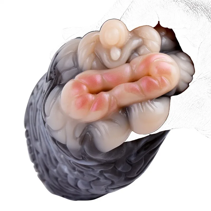 Animal Men Masturbator Soft Silicone Monkey Pussy Toy (10) Animal Men Masturbator Soft Silicone Monkey & Horse Pussy Toy - Image 11