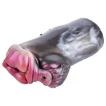 Soft Silicone Cow & Horse Pocket Pussy Toy Two Channel Animal Masturbation Cup for Men - Image 4