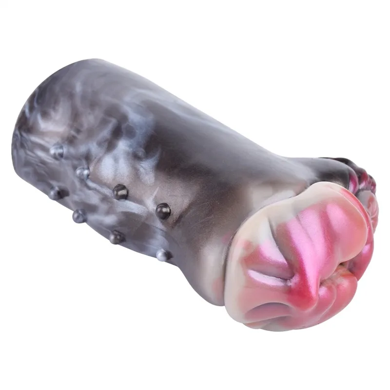 Soft Silicone Rabbit Pussy Toy Two Channel Animal Fleshlight for Men (3) Soft Silicone Cow & Horse Pocket Pussy Toy Two Channel Animal Masturbation Cup for Men - Image 5