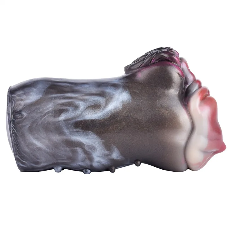 Soft Silicone Rabbit Pussy Toy Two Channel Animal Fleshlight for Men (37) Soft Silicone Cow & Horse Pocket Pussy Toy Two Channel Animal Masturbation Cup for Men - Image 6