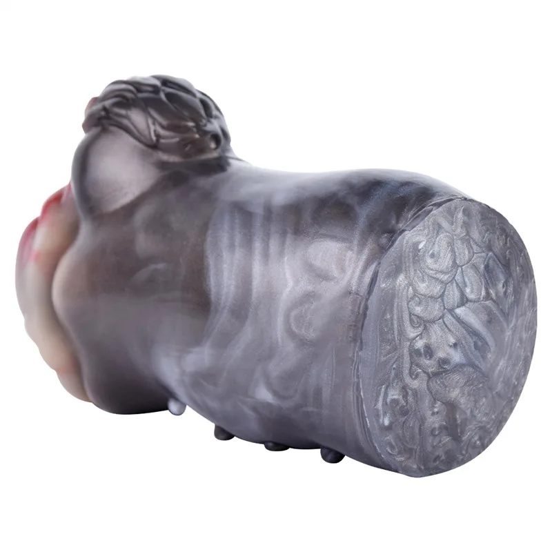 Soft Silicone Rabbit Pussy Toy Two Channel Animal Fleshlight for Men (39) Soft Silicone Cow & Horse Pocket Pussy Toy Two Channel Animal Masturbation Cup for Men - Image 7