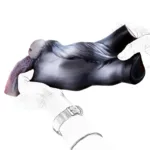 Soft Silicone Zebra & Horse Pocket Pussy Men Animal Vagina and Anus Sex Toy - Image 11