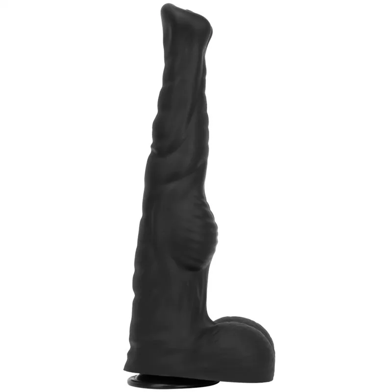 seahorse dildo (23) 12.6 / 14.1 / 16 IN Huge Black Sea Horse Dildo Sex Toy - Image 3