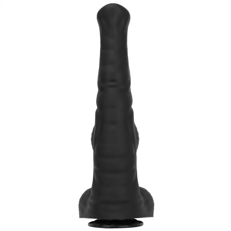 seahorse dildo (25) 12.6 / 14.1 / 16 IN Huge Black Sea Horse Dildo Sex Toy - Image 5