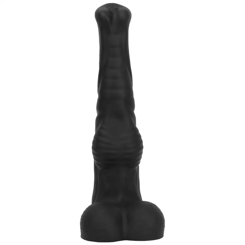 seahorse dildo (27) 12.6 / 14.1 / 16 IN Huge Black Sea Horse Dildo Sex Toy - Image 4