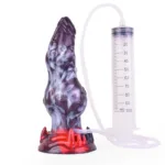 7.3 IN Small Cumming Dog Dildo Ejaculating Knot Canine Sex Toy - Image 2