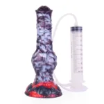 8.5 IN Ejaculating Horse Knot Dildo Silicone Equine Sex Toy - Image 2