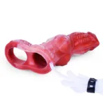 4.8 / 5.6 IN Squirting Knot Sleeve Ejaculating Fantasy Cock Sheath - Image 9