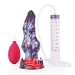 7.3 IN Small Cumming Dog Dildo Ejaculating Knot Canine Sex Toy