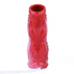 4.9 / 5.5 IN Ejaculating Tentacle Penis Extension Silicone Cock Sleeve - Image 5