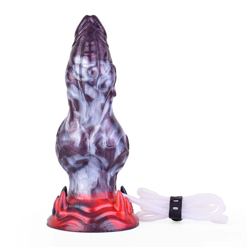 白5 7.3 IN Small Cumming Dog Dildo Ejaculating Knot Canine Sex Toy - Image 6