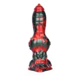 8.5 IN Big Knotted Dildo Liquid Silicone Dog Canine Penis - Image 5