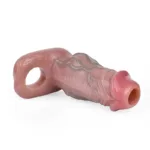 5.3 IN Knot Cock Sleeve Silicone Realistic Penis Sheath - Image 6