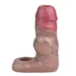 5 IN Knotted Sheath Realistic Textured Penis Extension