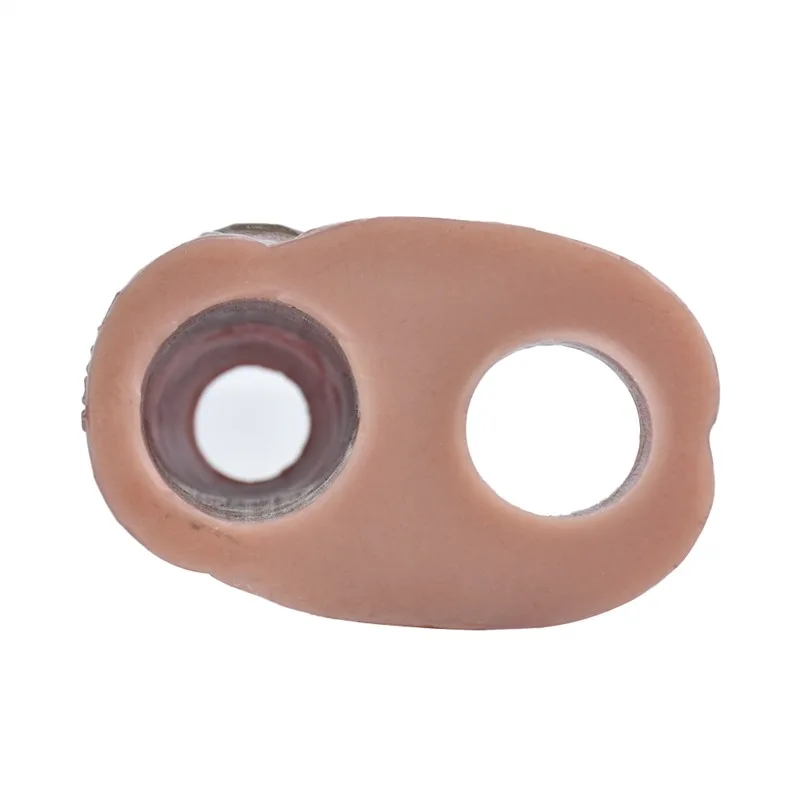 肤色 (6) 4.9 IN Real Feel Penis Extension Soft Silicone Men Cock Sheath - Image 9