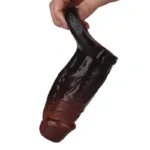 4.9 IN Real Feel Penis Extension Soft Silicone Men Cock Sheath - Image 6