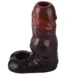 5 IN Knotted Sheath Realistic Textured Penis Extension - Image 7