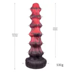 10 Inch Special-Shape Dildo Silicone Fantasy Alien Anal Beads - Image 3
