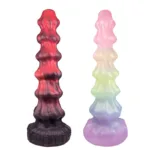 10 Inch Special-Shape Dildo Silicone Fantasy Alien Anal Beads - Image 2