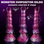 10.5 Inch Fantasy Monster Ovipositor Dildo Alien Egg-Laying Sex Toy - Image 3