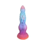 10.5 Inch Glow In The Dark Unique Dildo Fantasy Knot Anal Toy - Image 3