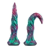 10.5 Inch Long Thin Flexible Fantasy Alien Anal Stretching Dildo - Image 2