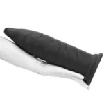 14 Inch Huge Black Tapered Anal Dildo Liquid Silicone Butt Plug - Image 4