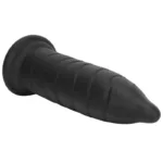 14 Inch Huge Black Tapered Anal Dildo Liquid Silicone Butt Plug - Image 7