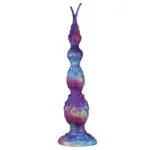 14.5 Inch Long Soft Silicone Fantasy Alien Anal Beads Exotic Sex Toy - Image 2