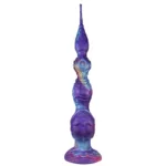14.5 Inch Long Soft Silicone Fantasy Alien Anal Beads Exotic Sex Toy - Image 3