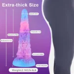 15 Inch Huge Fantasy Demon Dildo Premium Silicone Anal Plug - Image 3