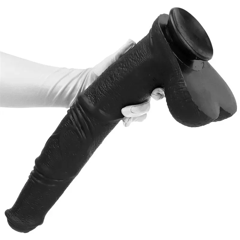 16 Inch Oversized Black Horse Dildo Liquid Silicone Animal Penis (12) 16 Inch Oversized Black Horse Dildo Liquid Silicone Animal Penis - Image 7