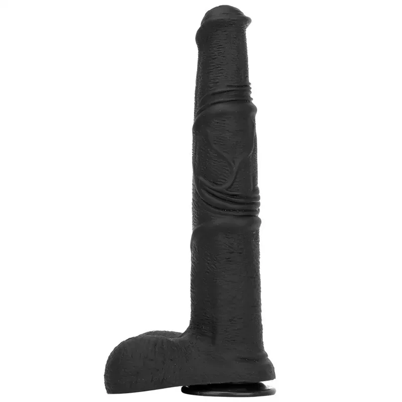 16 Inch Oversized Black Horse Dildo Liquid Silicone Animal Penis (13) 16 Inch Oversized Black Horse Dildo Liquid Silicone Animal Penis - Image 3