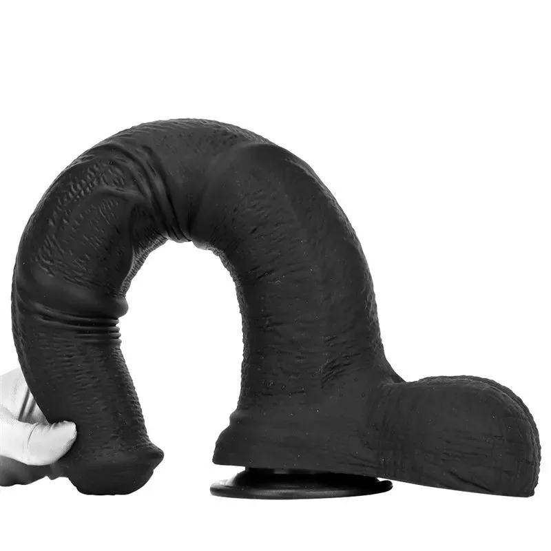 16 Inch Oversized Black Horse Dildo Liquid Silicone Animal Penis (16) 16 Inch Oversized Black Horse Dildo Liquid Silicone Animal Penis - Image 6