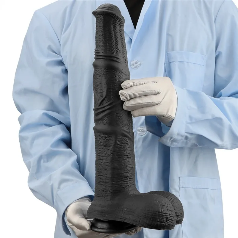 16 Inch Oversized Black Horse Dildo Liquid Silicone Animal Penis (5) 16 Inch Oversized Black Horse Dildo Liquid Silicone Animal Penis - Image 2