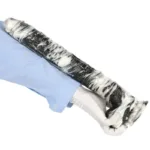 17 Inch Extra Long 2 Inch Wide Black-and-White PVC Realistic Dildo - Image 6