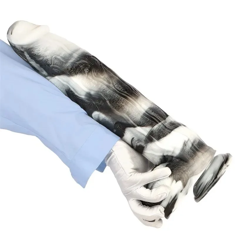 17 Inch Extra Long 3.2 Inch Wide Extreme Huge Black-and-White PVC Dildo (16) 17 Inch Extra Long 3.2 Inch Wide Extreme Huge Black-and-White PVC Dildo - Image 3