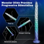 20 Inch Super Long Fantasy Dragon Dildo Flexible Anal Stretching Toy - Image 4