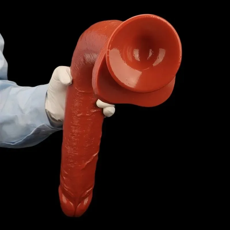 22.5 IN Super Long 2.5 IN Wide Brown Flexible PVC Dildo (14) 22.5 IN Super Long 2.5 IN Wide Brown Flexible PVC Dildo - Image 8