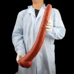 22.5 IN Super Long 2.5 IN Wide Brown Flexible PVC Dildo - Image 3