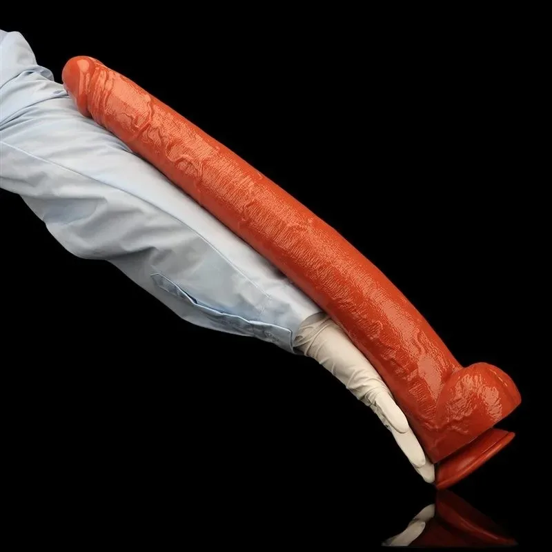 22.5 IN Super Long 2.5 IN Wide Brown Flexible PVC Dildo (9) 22.5 IN Super Long 2.5 IN Wide Brown Flexible PVC Dildo - Image 2