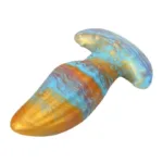 4.5/5.5/6.5/7.5 Inch Thick Platinum Silicone Colored Anal Plug - Image 3