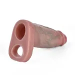 5.3 Inch Cock Extender Fat Textured Realistic Penis Sheath - Image 6