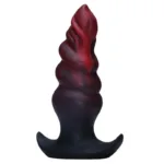 5.5/6.5/7.5 Inch Mix-Colors Invisible Dragon Butt Plug Silicone Any Toy