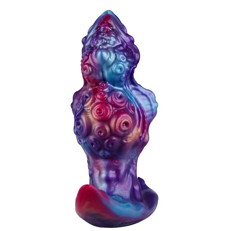 5.9 Inch Fantasy Tentacle Anal Dildo Silicone Exotic Butt Plug (7) 5.9 Inch Fantasy Tentacle Anal Dildo Silicone Exotic Butt Plug - Image 4