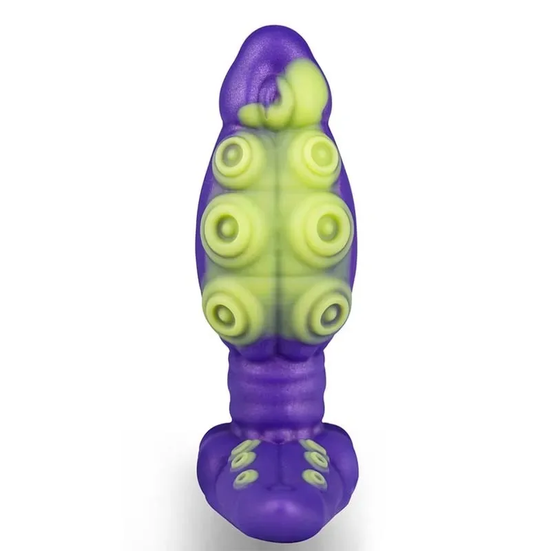 6 Inch Fantasy Silicone Tentacle Dildo Large T-Base Butt Plug (8) 6 Inch Fantasy Silicone Tentacle Dildo Large T-Base Butt Plug - Image 2